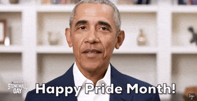 Barack Obama Rainbow GIF by Stonewall Day