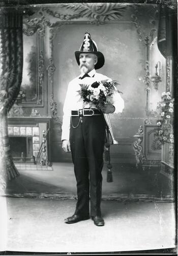 Malachi Kraham, Chief, Neptune Company #3, 1885.
